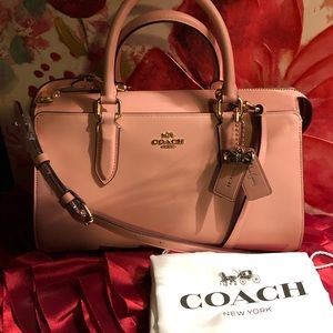 🌹NEW PRICE!🌹Coach Selena Gomez Bond Pink Satchel